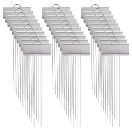 Foraineam 30 Pack 11.5 inch Stainless Steel Garden Markers Weatherproof Metal Plant Labels Large Planting Seedling Stake Signs