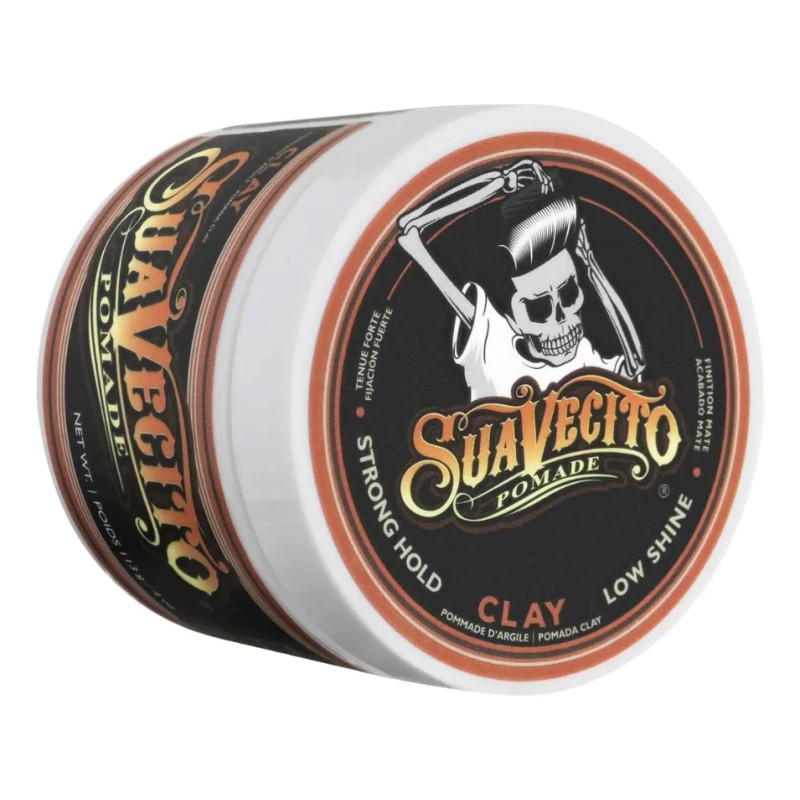 Pomada Para Cabello, Firme Clay Suavecito Low Shine De 113g