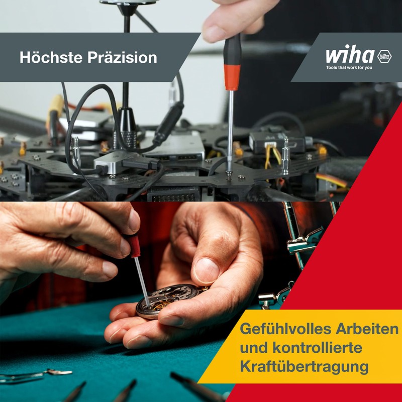 Wiha Precision PicoFinish® Hexagonal Vaso Llaves, de 7 Unid., incl.