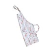 Waterproof Kids Apron Pattern Options (White & Light Red Floral