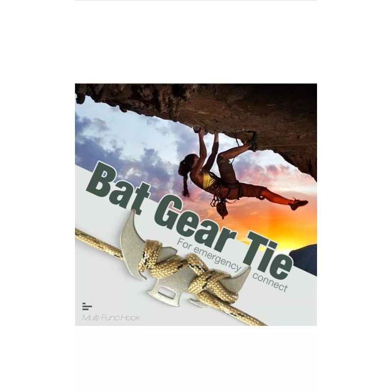 VANON Stainless Steel Gravity Hook Claw Survival Folding Flat Climbing