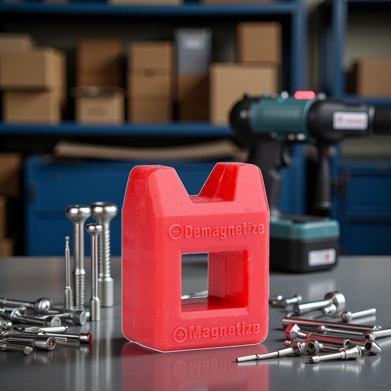 Red for Bit Magnetizer Magnetiser Demagnetiser Universal Magnetizer & Demagnetizing