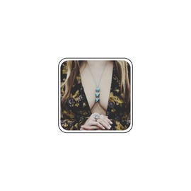 Inilbran Boho Turquoise Crossover Body Chain Turquoise Stone Bikini Harness Chain Necklace Silver Crossover Bikini Chain Body Vintage Turquoise Waist Belly Body Chain Jewelry for Women and Girls