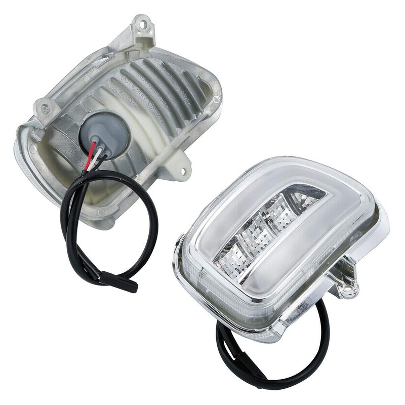 TCMT Front LED Turn Signals Clear Lens Fit for Honda