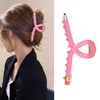 Pencil Hair Clips Pink for Thick Hair Back to School