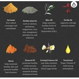Dexatek Kangen Ukon Turmeric 100% Orgánico 100 Cápsulas
