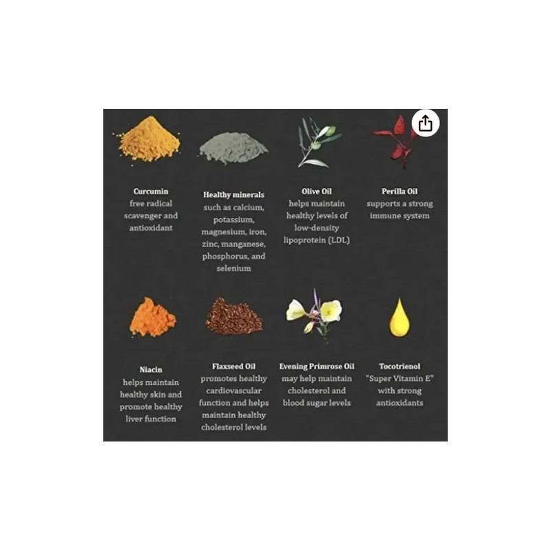 Dexatek Kangen Ukon Turmeric 100% Orgánico 100 Cápsulas