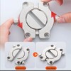 Zinc Alloy Table Buckle Connectors Heavy Duty Table Top Connector