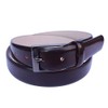 Nagasawa Belt Industry Italy Rinaldi Advan Leather Belt, wine (burgundy)