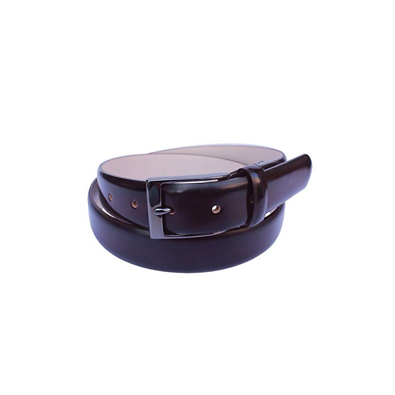 Nagasawa Belt Industry Italy Rinaldi Advan Leather Belt, wine (burgundy)