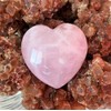 G.I.I Rose Quartz Heart Crystal, Healing Stone for Heart Chakra
