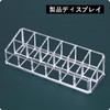 MOSIKER Lipstick Case, Acrylic Lip Stand, 12 Pieces, Clear, Cosmetics