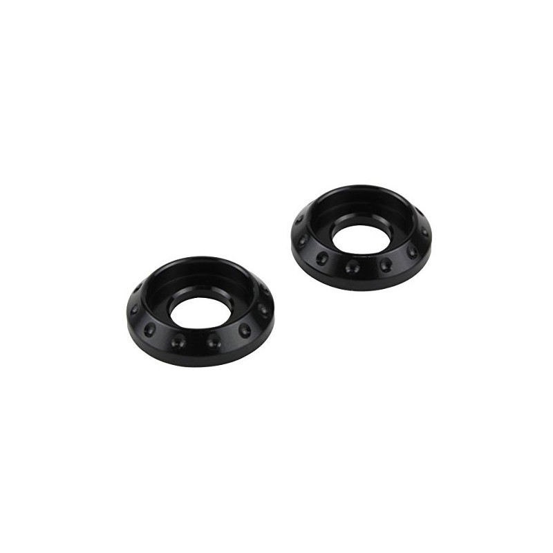 POSH M6 004186-06 NASA Washer, Black, 2 Pieces