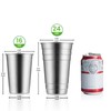 MEWAY Premium Stainless Steel Cups 24 oz Pint Cup Tumbler