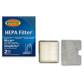 EnviroCare Replacement HEPA Vacuum Cleaner Filter Designed to Fit Riccar Immaculate & Impeccable RF17, 1800 + 1700. Simplicity S30, S36, S38 Canisters