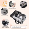 A.FATI Cat Carrier for 2 Cats, Grey 30lbs Capacity, Expandable