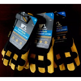 Wells Lamont Men's HydraHyde Leather Work Gloves Select Size M L XL XX XXX - X-Large