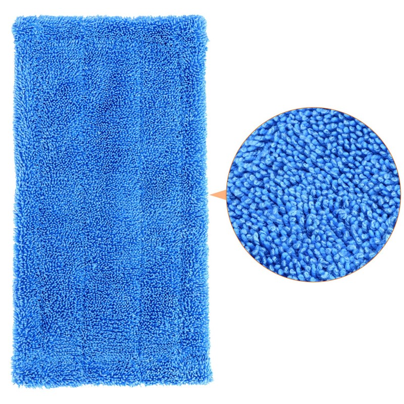 QWORK® 4 Pack Reusable Microfibre Mop Pads 32 * 17cm,