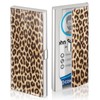 Swooflia Business Card Holder Case for Women Men Metal Leopard