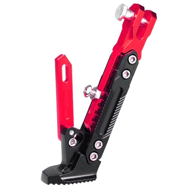 Motorcycle Kickstand Adjustable Nonslip Side Parking Foot Support for Scooter
