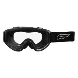 Fulmer 600 Ignite Goggle, Black Frame With Clear Lens