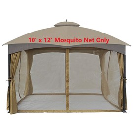 APEX GARDEN 10 Ft. x 12 Ft. Gazebo Replacement Mosquito Netting (Mosquito Net Only)