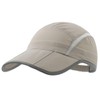 Connectyle Folding Mesh Sports Cap, Reflective, Striped, Breathable, Runner Cap,