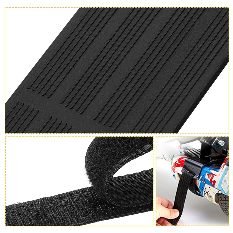 12 Pieces Adjustable Hoverboard Straps and Strap Protector Velcro Fastening