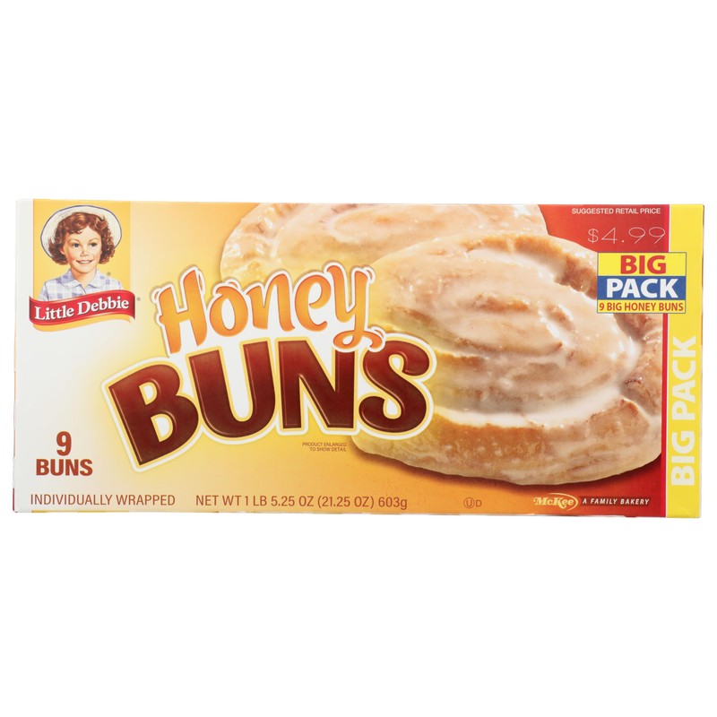 Little Debbie 9 Big Snacks Honey Buns , 20.98 OZ