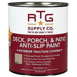 RTG Deck, Porch, & Patio Anti-Slip Paint (Quart, Sand)