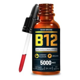 Basic Greens Metilcobalamina Vitamina B12 5000mcg Liquida                                                                                             