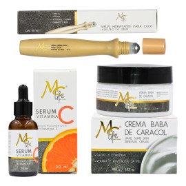 Kit Rejuvenecedor, Serum, Crema, Antiarrugas 3pzs. Mc Life Todo Tipo De Piel