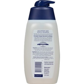 Aquaphor Baby Wash and Shampoo - Mild, Tear-free 2-in-1 Solution for Baby’s Sensitive Skin - 16.9 fl. oz. Pump