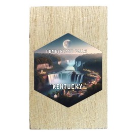 Cumberland Falls Kentucky Travel Destination Souvenir Wooden 2" x 3" Fridge Magnet Single