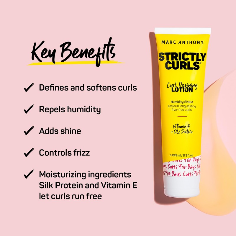 Marc Anthony Strictly Curls Curl Defining Styling Lotion, 8.3 Ounce