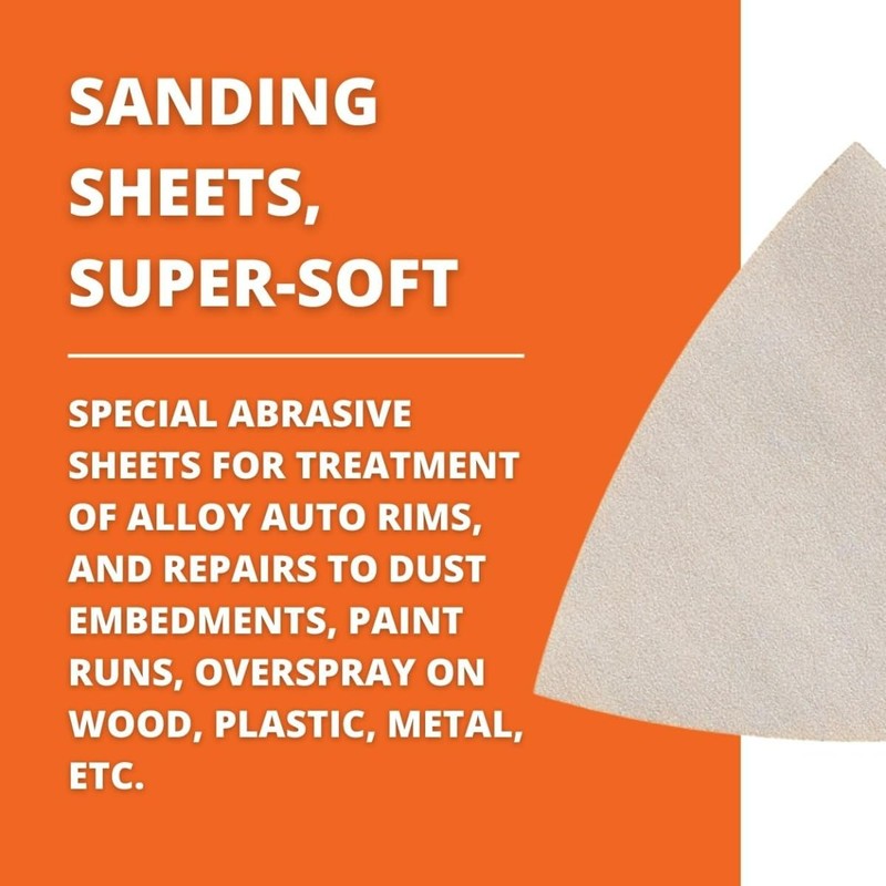 Fein FMM-Accy 240 Grit Super Soft Unperforated Sanding Sheet, Multi-Colour,