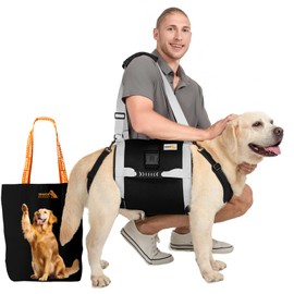 Dog Lift Harness for Large Dogs,Full Body Dog Sling Carrier with Handle,Up to 100 lbs,for Up Stairs/Back Legs Support/Dogs Joint Injuries/Arthritis