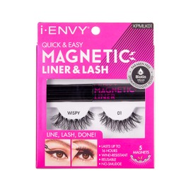 i•ENVY Magnetic Eyeliner and Eyelashes Kit Reusable Double Strength Eyelashes