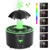Aesthetic 2-in-1 Humidifier Oil Diffuser with Rotating Raindrop & 7