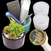 Wehous 2PCS Large Concrete Plant Mold, 3.93" Internal Diameter Planter