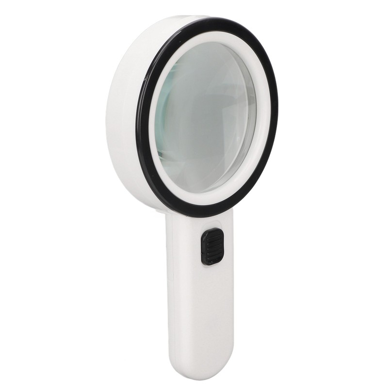 Handheld Magnifying Glass 30x Double Layer Optical Glass Lens Magnifier