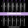Long Square Nail Tips, 240Pcs Full Cover Soft Gel Nail
