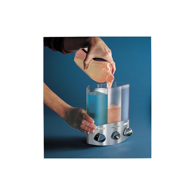 BETEC Trio 66344 Wall Mounted Soap Dispenser Chrome