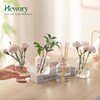 Hewory Small Bud Vases Set of 12: Clear Glass Vases