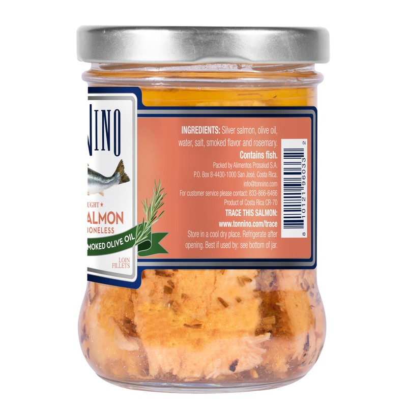 SIlver Salmon Group (1, Rosemary in smoked Olive Oil)