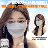 [TRENZADO] UVカット マスク フェイスカバー 日除け 日焼け止め 立体 UVカット マスク 冷感