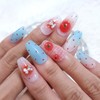 Tomato's daily handmade nail tip - short oval / 토마토의