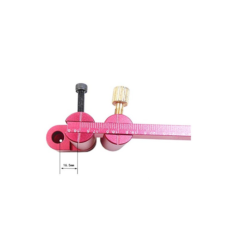 CarAngels Carpentry Compass Arc Damage Gauge Aluminum Carpenter Measuring and