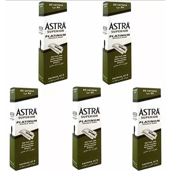 Astra Double Edge Blade (Green) 500 ct - Fast Shipping