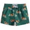 MaaMgic Small Boys' Swimming Shorts Quick-Drying Board Shorts with Mesh